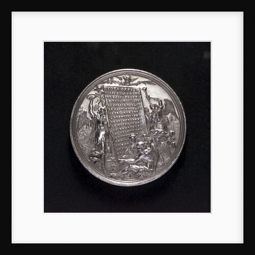 Medal commemorating the Battle of La Hogue, 1692; reverse by George Hautsch
