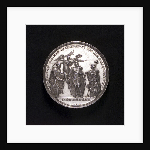 Medal commemorating the Battle of La Hogue, 1692; obverse by P.H. Muller