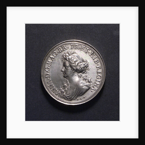 Medal commemorating British victories, 1704; obverse by P.H. Muller