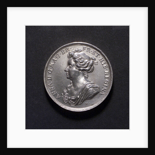 Medal commemorating British victories, 1704; obverse by G. Hautsch