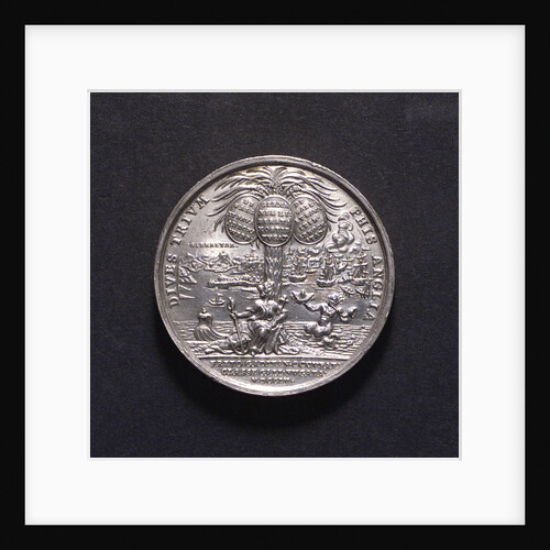 Medal commemorating British victories, 1704; reverse by G. Hautsch