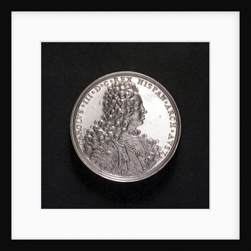 Medal commemorating the capture of Barcelona, 1705; obverse by P.H. Muller