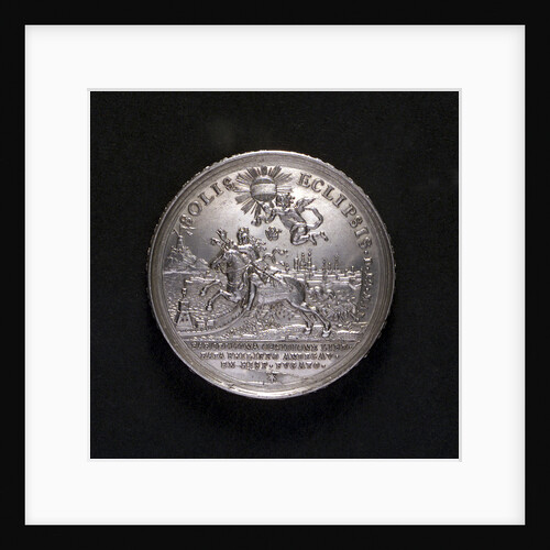 Medal commemorating Barcelona relieved and the conquest of Brabant, 1706; obverse by G. Hautsch