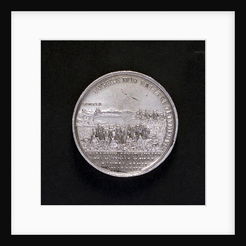 Medal commemorating the attempted invasion of Scotland, 1708; reverse by G. Hautsch