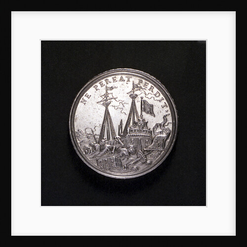 Medal commemorating the capture of Tournai, 1709; obverse by M. Brunner