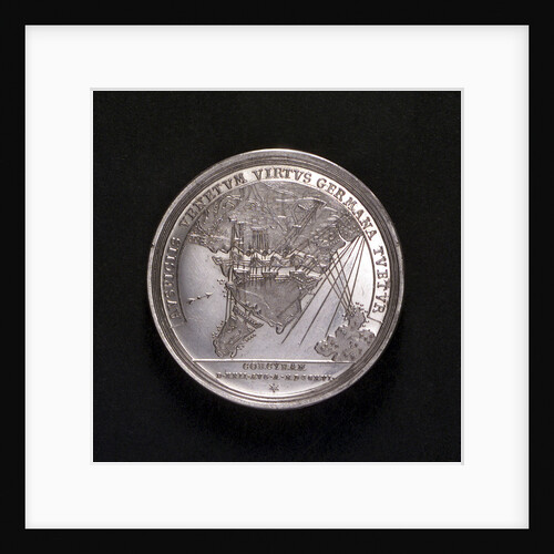 Medal commemorating the defence of Corfu under Count Schulenburg, 1716; reverse by P.H. Muller