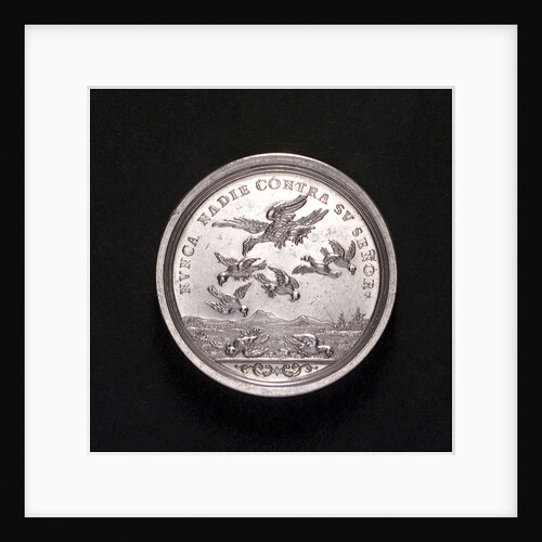 Medal commemorating the Battle of Cape Passaro, 1718; obverse by G.W. Vestner