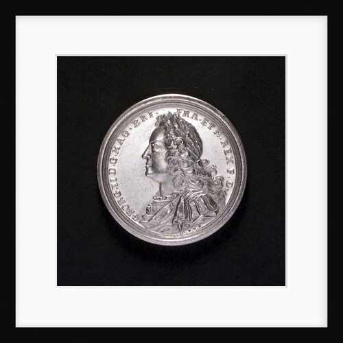 Medal commemorating the action off Toulon, 1744; obverse by A.R. Werner