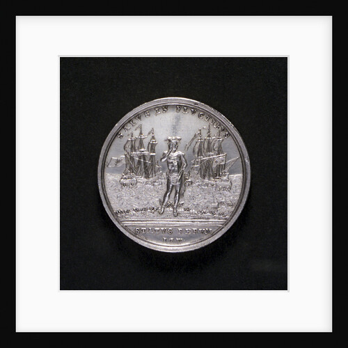 Medal safety at sea; obverse by P.P. Werner