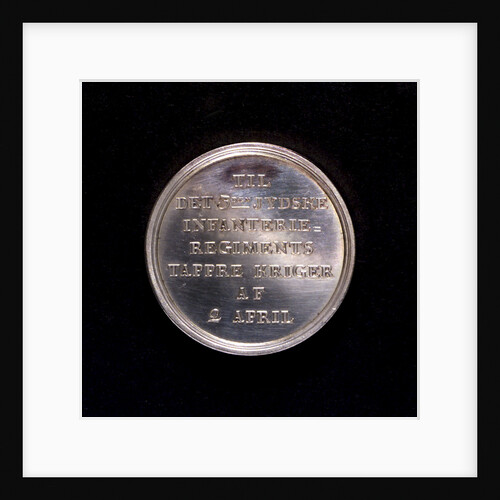 Medal commemorating the Battle of Copenhagen and the manning of the block-ships, 1801; reverse by D.F. Loos