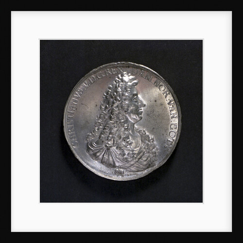 Medal commemorating harbour improvement at Copenhagen, 1692; obverse by B. Meier