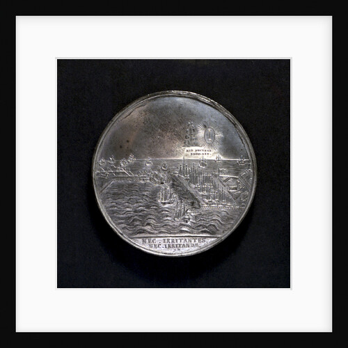 Medal commemorating harbour improvement at Copenhagen, 1692; reverse by B. Meier