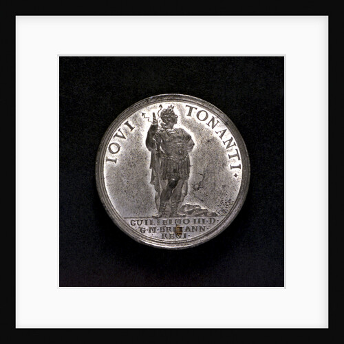 Medal commemorating the French coast bombarded, 1694; obverse by F. Kleinert