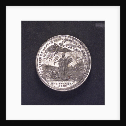 Medal commemorating Gibraltar relieved, 1783; reverse by J.C. Reich