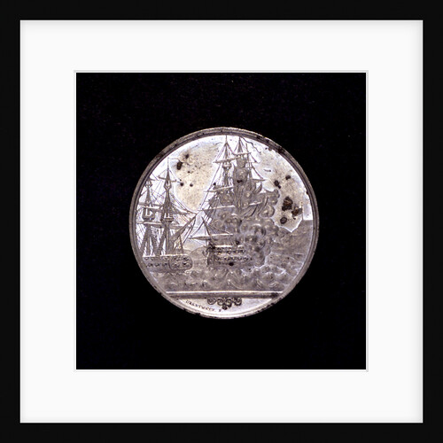Medal commemorating the action at Eckernförde, 1849 by S. Drentwett