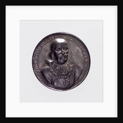 Medal commemorating the Peace of London and Admiral de Ruyter, 1674; obverse by P. van Abeele