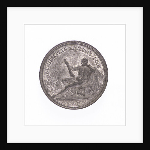 Medal commemorating the Battle of la Hogue, 1692; obverse by J. Smeltzing