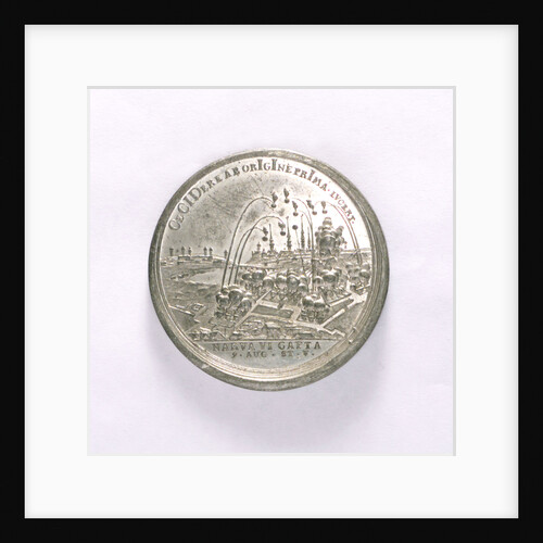 Medal commemorating the capture of Narva, 1704; reverse by T. Iwanov