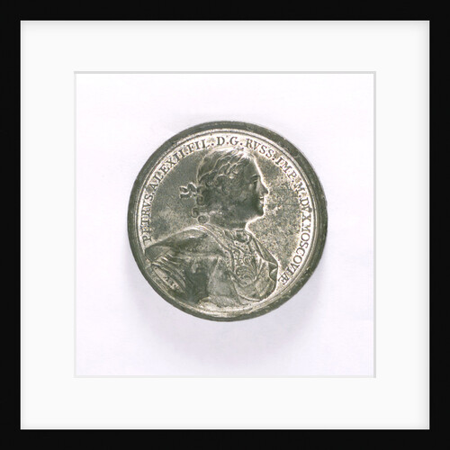 Medal commemorating the capture of Nyschlot, 1714; obverse by T. Iwanov