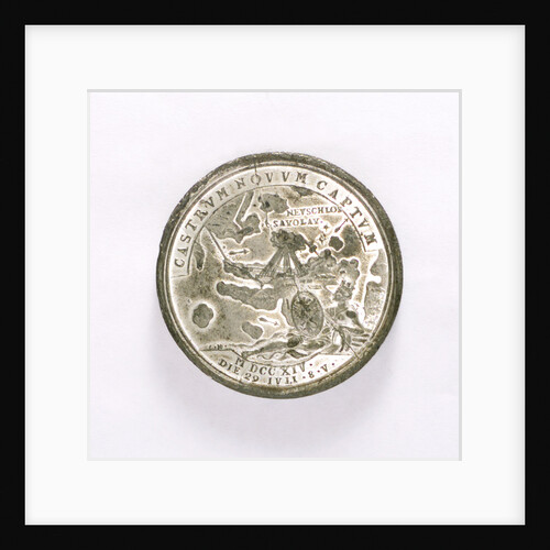 Medal commemorating the capture of Nyschlot, 1714; reverse by T. Iwanov