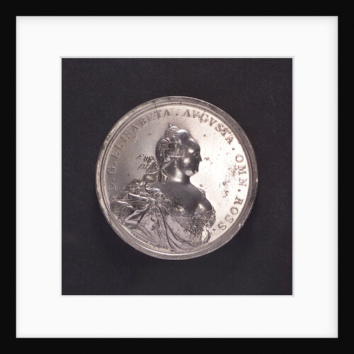Medal commemorating the inauguration of Cronstadt Harbour, 1752; obverse by T. Iwanov