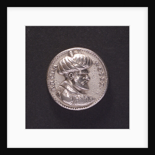 Medal commemorating Admiral Khair Ad-din Barbarossa of Algiers; obverse by L. Neufarer