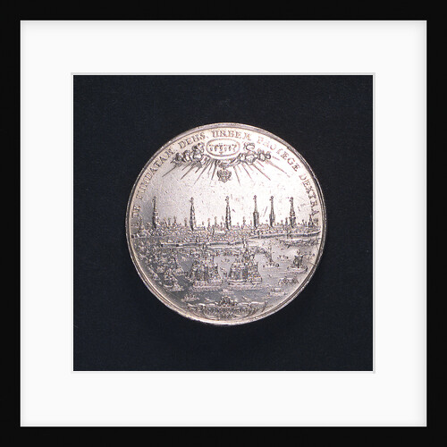 Medal commemorating the Port of Hamburg; obverse by I.K.