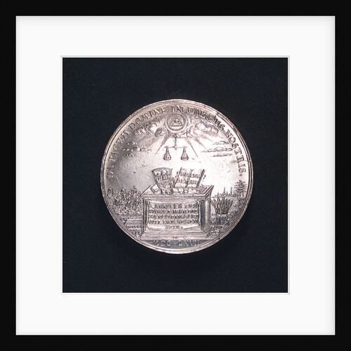 Medal commemorating the Port of Hamburg; reverse by I.K.