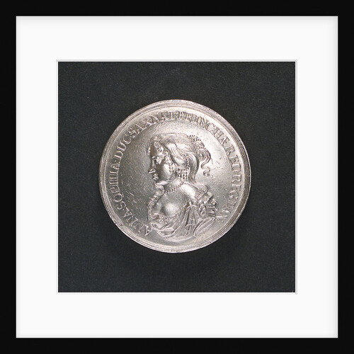 Medal commemorating the visit to Copenhagen of Princess Anna Sophia of Saxony, 1676; obverse by E.K. D
