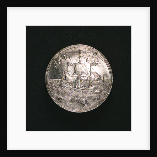 Medal commemorating the visit to Copenhagen of Princess Anna Sophia of Saxony, 1676; reverse by E.K. D