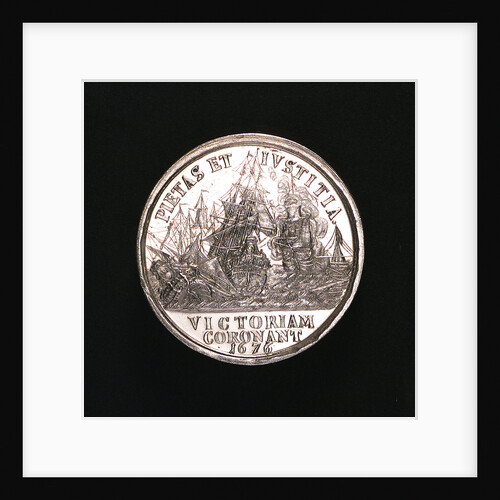 Medal commemorating the Battle of Öland, 1676; reverse by unknown