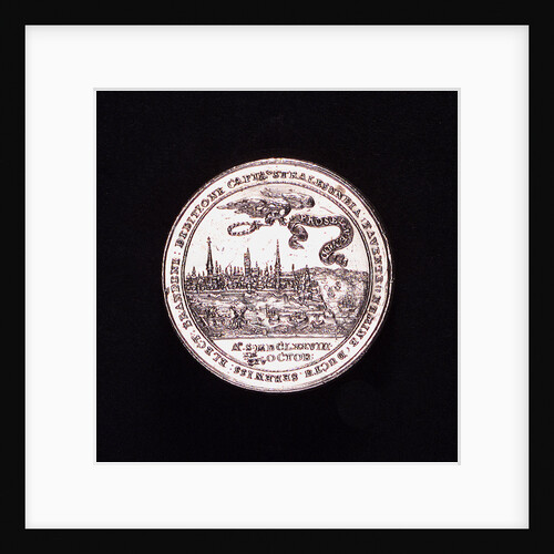 Medal commemorating the capture of Stralsund, 1678; reverse by J.H.