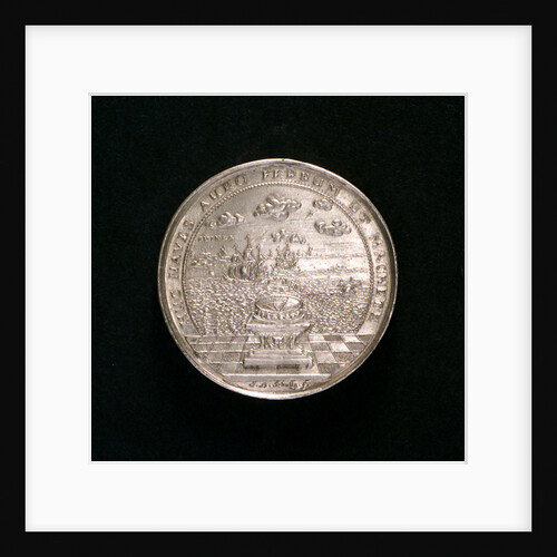 Medal commemorating the voyage to Guinea, 1681; reverse by J.B. Schultz