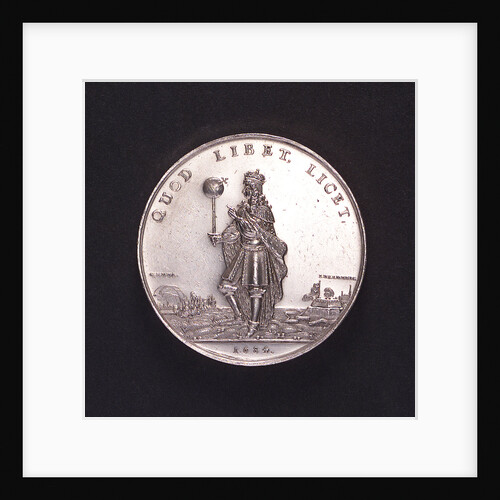 Medal commemorating the bombardment of Genoa, 1684; obverse by unknown