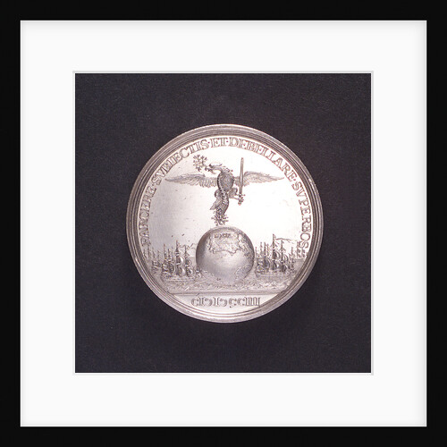 Medal commemorating the arrival of King Charles III in Portugal, 1703; obverse by C. Wermuth