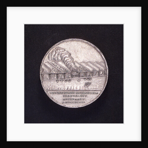 Medal commemorating ship construction in Venice; reverse by A. Schabel