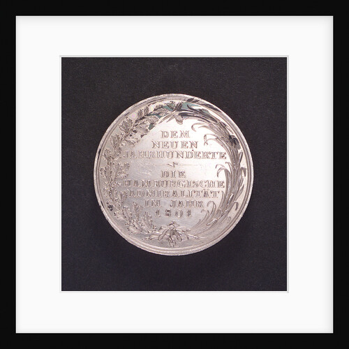 Medal commemorating the Hamburg Admiralty; reverse by Unknown