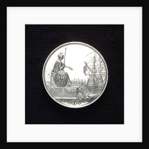Medal commemorating the German Fleet founded, 1848; obverse by K. Lange