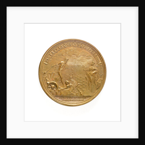 Medal commemorating the Black Sea Fleet founded, 1696; reverse by S. Judin