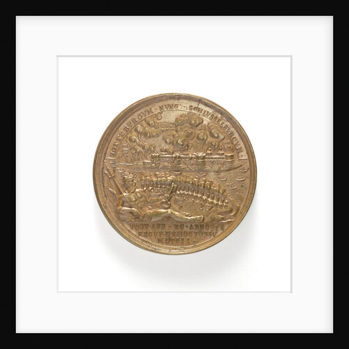Medal commemorating the capture of two Swedish ships, 1703; obverse by T. Iwanov