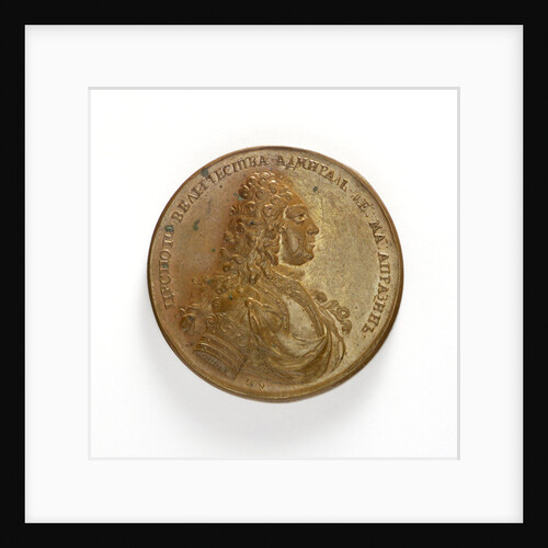 Medal commemorating Admiral Apraxin; obverse by Gouin