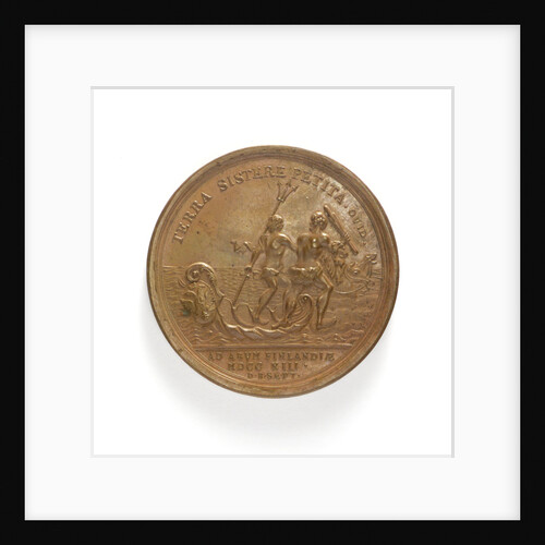 Medal commemorating the capture of Abo, 1713; reverse by T. Iwanov