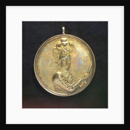 Medal commemorating Admiral Count Orlov and the Battle of Chesme, 1770; obverse by J.B. Gass