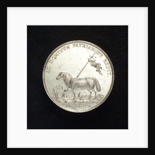 Medal commemorating the capture of Wisby and Gothland, 1676; reverse by G. Sesemann