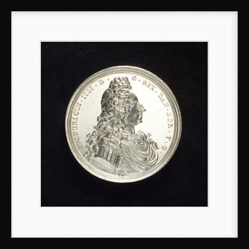 Medal commemorating the Battle of Amager, 1710; obverse by P. Berg