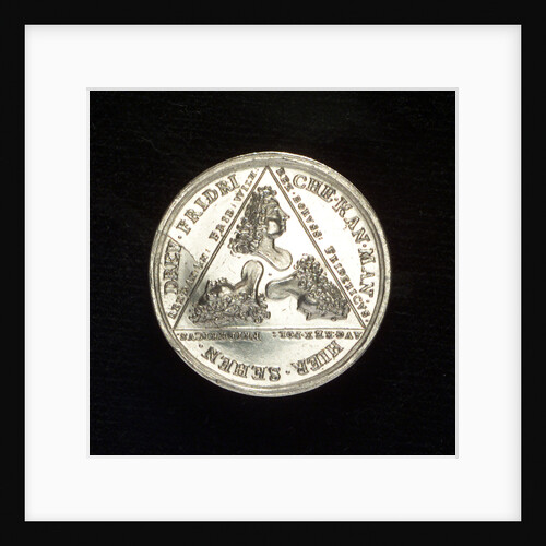 Medal commemorating the capture of Stralsund, 1715; obverse by unknown