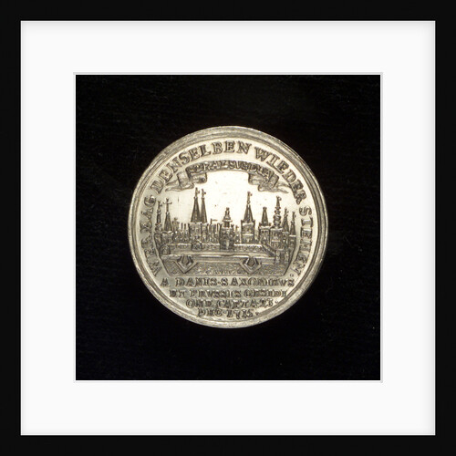 Medal commemorating the capture of Stralsund, 1715; reverse by unknown