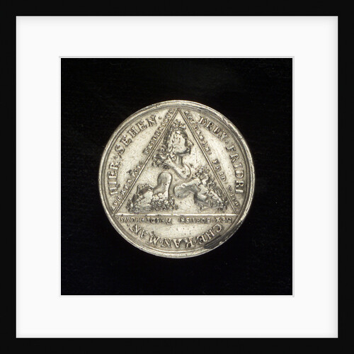 Medal commemorating the capture of Stralsund, 1715; obverse by unknown