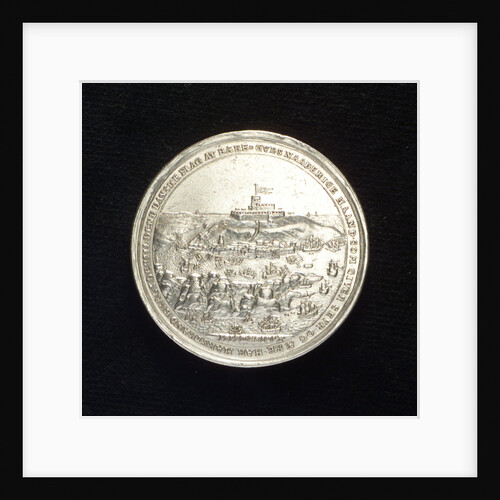 Medal commemorating the capture of Marstrand, 1719; reverse by C. Wineke