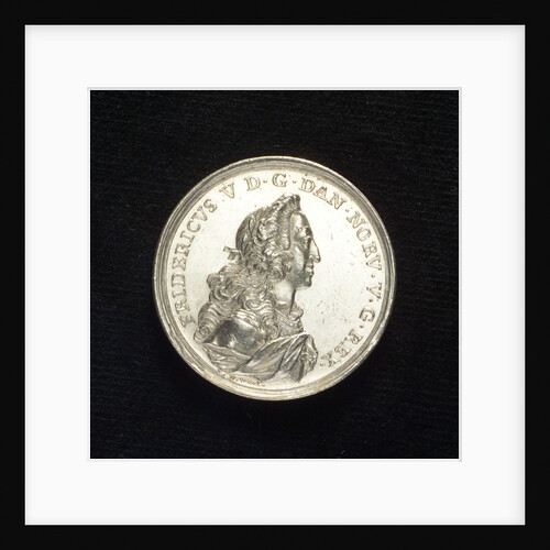 Medal commemorating the West Indian Company of Denmark; obverse by G.W. Wahl